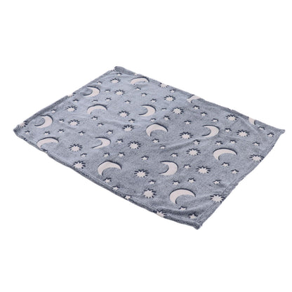 1.52x1M Luminous Blanket Double Sided Polyester Glowing Blanket Bedroom Air Conditioning Blanket for V1294-YM0523-3117220043114