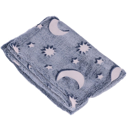 1.52x1M Luminous Blanket Double Sided Polyester Glowing Blanket Bedroom Air Conditioning Blanket for V1294-YM0523-3117220043114