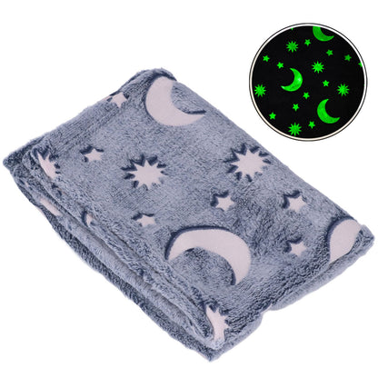1.52x1M Luminous Blanket Double Sided Polyester Glowing Blanket Bedroom Air Conditioning Blanket for V1294-YM0523-3117220043114