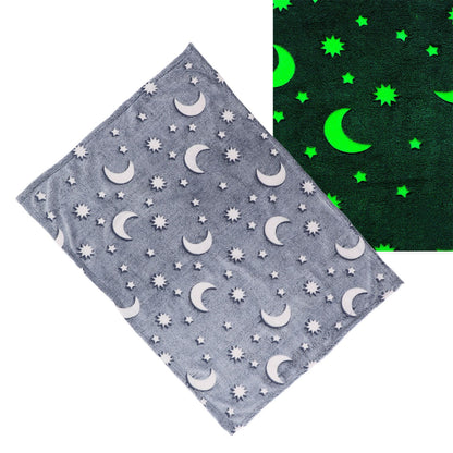 1.52x1M Luminous Blanket Double Sided Polyester Glowing Blanket Bedroom Air Conditioning Blanket for V1294-YM0523-3117220043114