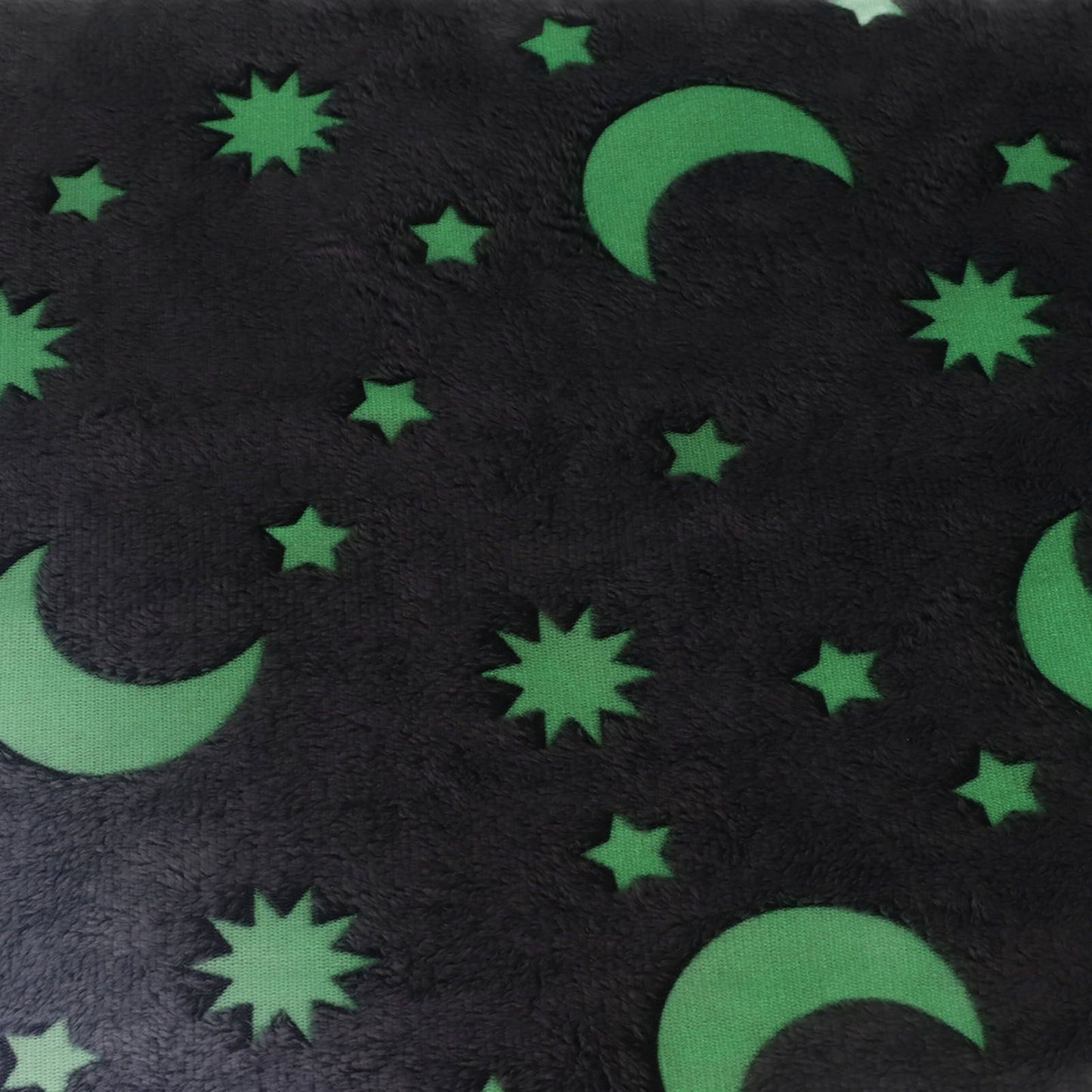 1.5x2m Luminous Blanket Double Side Flannel Star Moon Design Soft Glow in The Dark Blanket for KidsPink V1294-YM0523-3117220043211