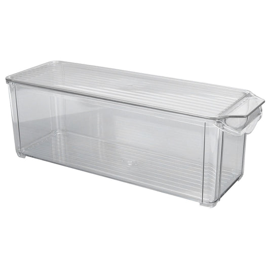 Clear Organizing Bin Large Capacity Transparent Food Grade Plastic Multifunction Portable Durable Pantry V1294-YM0523-3117220043812