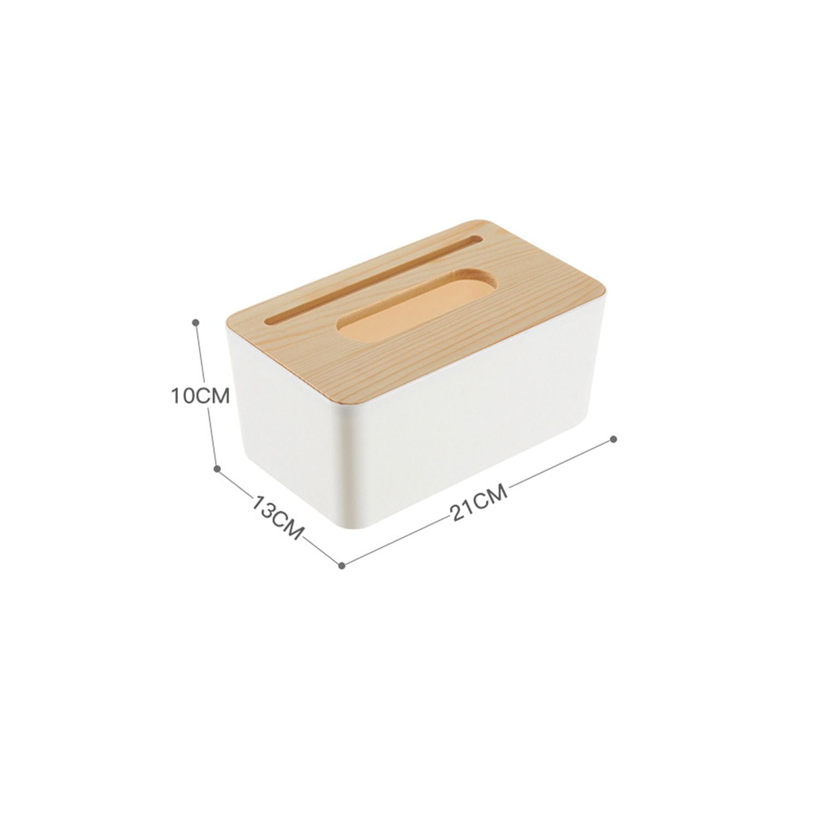 Tissue Box Holder Large Capacity Detachable Mini Tissue Storage Container for Bathroom Bedroom Dressers V1294-YM0523-3117220044113