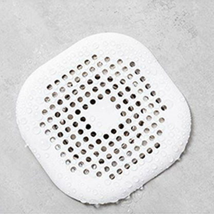 Sewer Floor Drain Net With Suction Cup Shower Drain Hair Cover Kitchen Bathroom Floor Drain PadWhite V1294-YM0523-3117220044211
