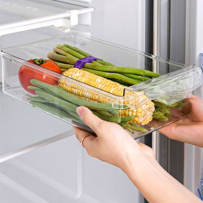 Clear Organizing Bin Durable ABS PET Drawer Type Transparent Design Wide Application Egg Storage BinVegetable V1294-YM0523-3117220044311