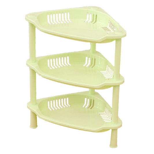 3 Layers Bathroom Standing Shelf Bathroom Stand PP Land Installation Bathroom Rack Storage Shelves for V1294-YM0523-3117220044413