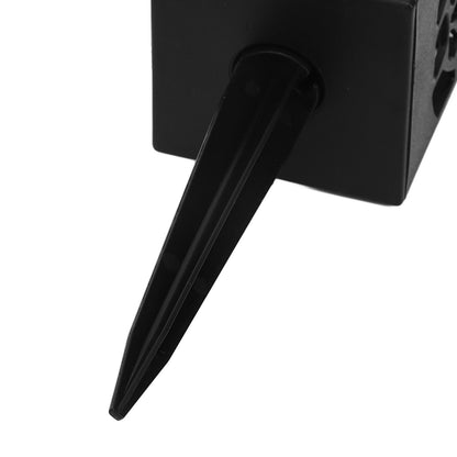 2Pcs Cemetery Grave Vase Black Column Unique Hollow Design Easy Installation Ground Insert Grave Flower V1294-YM0523-3117220045511