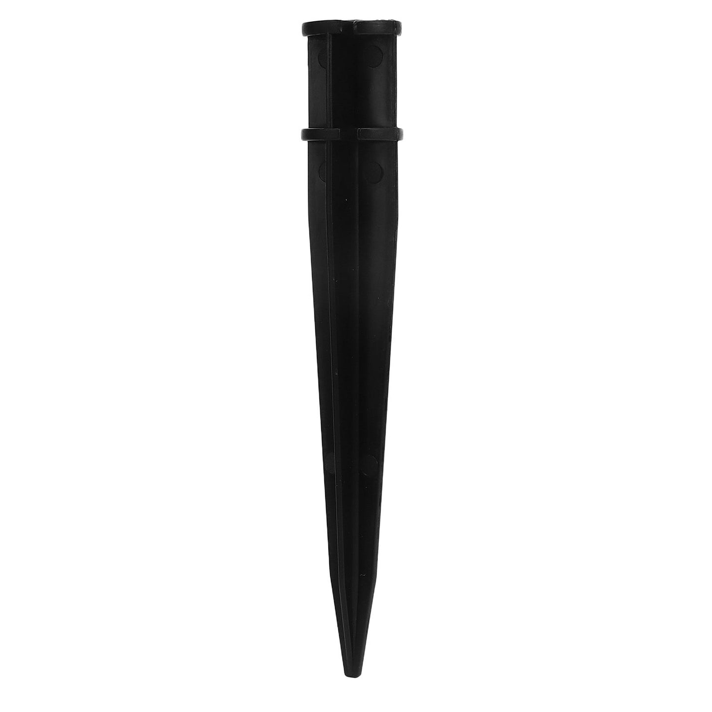 2Pcs Cemetery Grave Vase Black Column Unique Hollow Design Easy Installation Ground Insert Grave Flower V1294-YM0523-3117220045511