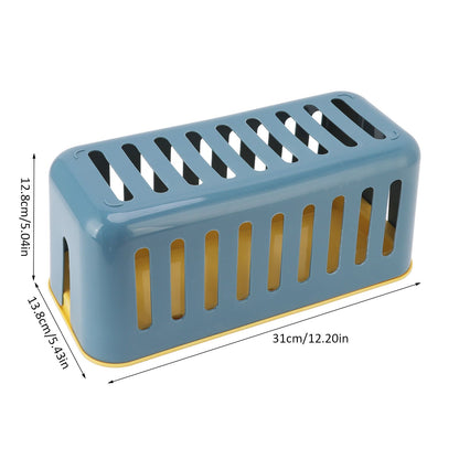 Cable Organizer Box Large Capacity Durable Plastic Flame Retardant High Safety Cord Management Box for PC TV V1294-YM0523-3117220048411