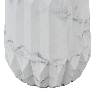 Makeup Brush Holder Durable Glossy Resin Large Capacity Modern Design Marble Vein Makeup Brush Organizer V1294-YM0523-3117220048711