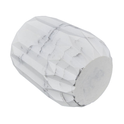 Makeup Brush Holder Durable Glossy Resin Large Capacity Modern Design Marble Vein Makeup Brush Organizer V1294-YM0523-3117220048711