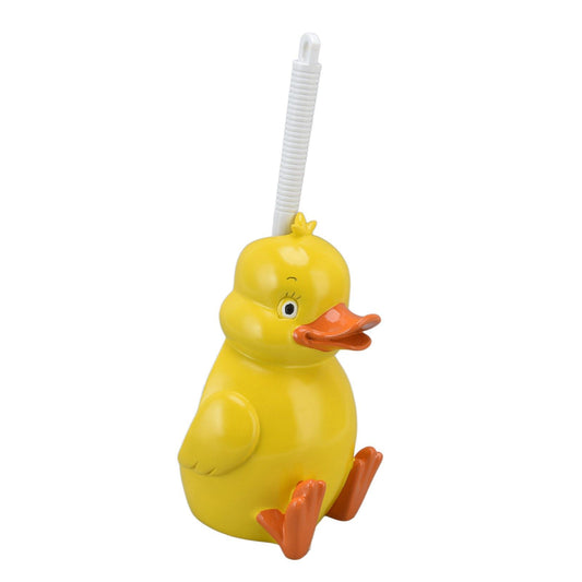 Toilet Brush Little Yellow Duck Seamless Toilet Cleaning Brush Deep Cleaning Bathroom Toilet Brush with Base V1294-YM0523-3117220048811