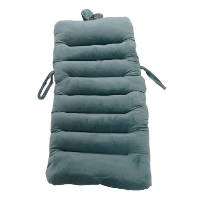 Integrated Recliner Backrest Cushion Plush PP Cotton Back Support Office Chair Sofa CushionBlue 45x100cm V1294-YM0523-3117220049313