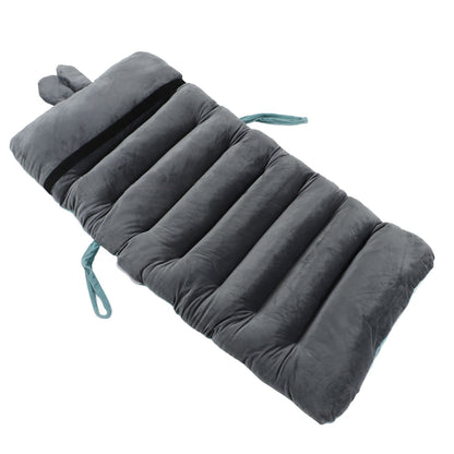 Integrated Recliner Backrest Cushion Plush PP Cotton Back Support Office Chair Sofa CushionBlue 45x100cm V1294-YM0523-3117220049313