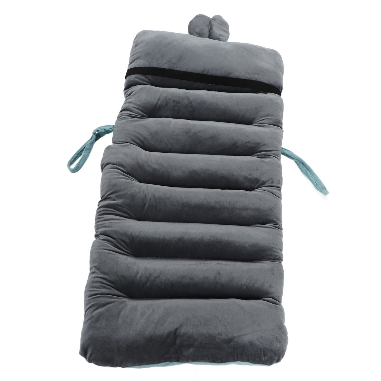 Integrated Recliner Backrest Cushion Plush PP Cotton Back Support Office Chair Sofa CushionBlue 45x100cm V1294-YM0523-3117220049313