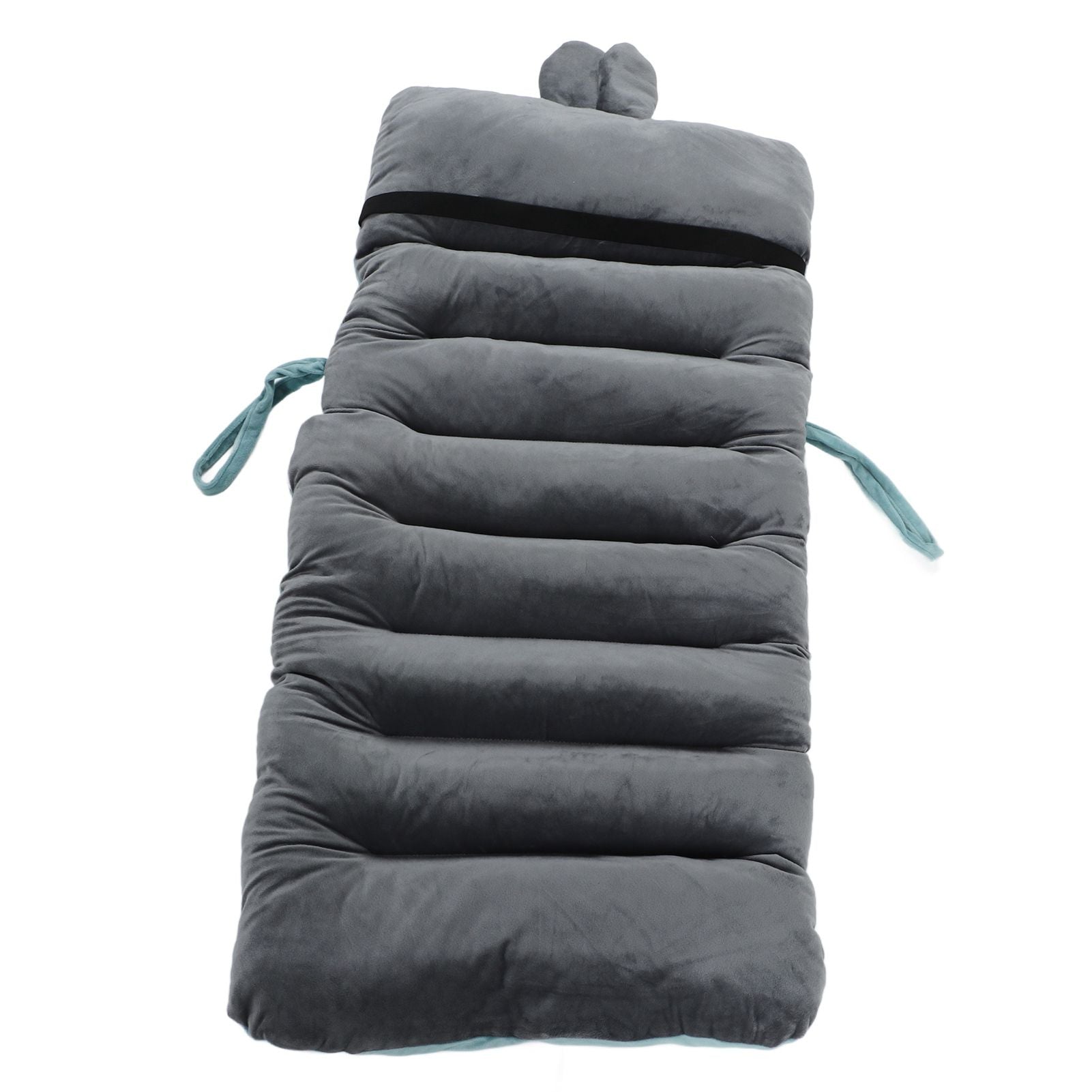 Integrated Recliner Backrest Cushion Plush PP Cotton Back Support Office Chair Sofa CushionBlue 45x100cm V1294-YM0523-3117220049313