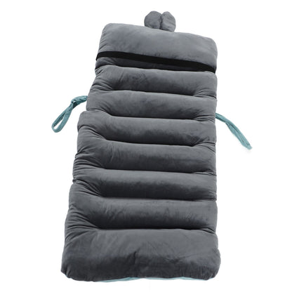Integrated Recliner Backrest Cushion Plush PP Cotton Back Support Office Chair Sofa CushionBlue 45x100cm V1294-YM0523-3117220049313