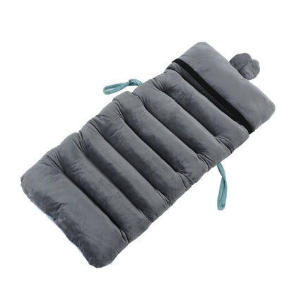 Integrated Recliner Backrest Cushion Plush PP Cotton Back Support Office Chair Sofa CushionBlue 45x100cm V1294-YM0523-3117220049313