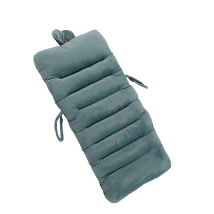 Integrated Recliner Backrest Cushion Plush PP Cotton Back Support Office Chair Sofa CushionBlue 45x100cm V1294-YM0523-3117220049313