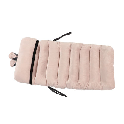 Integrated Recliner Backrest Cushion Plush PP Cotton Back Support Office Chair Sofa CushionLight Pink 45x100cm V1294-YM0523-3117220049316