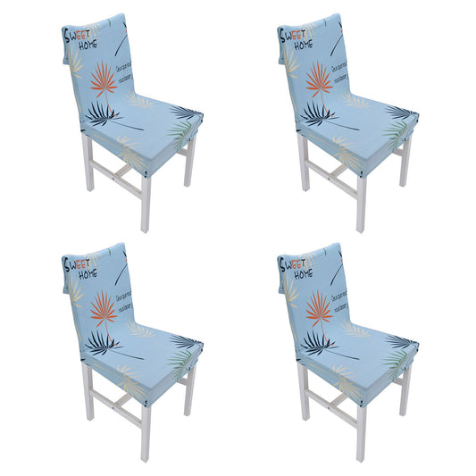 4Pcs Chair Slipcover High Elasticity Stylish Elegant Design Dustproof Dining Chair Cover for Hotel Office V1294-YM0523-3117220049412