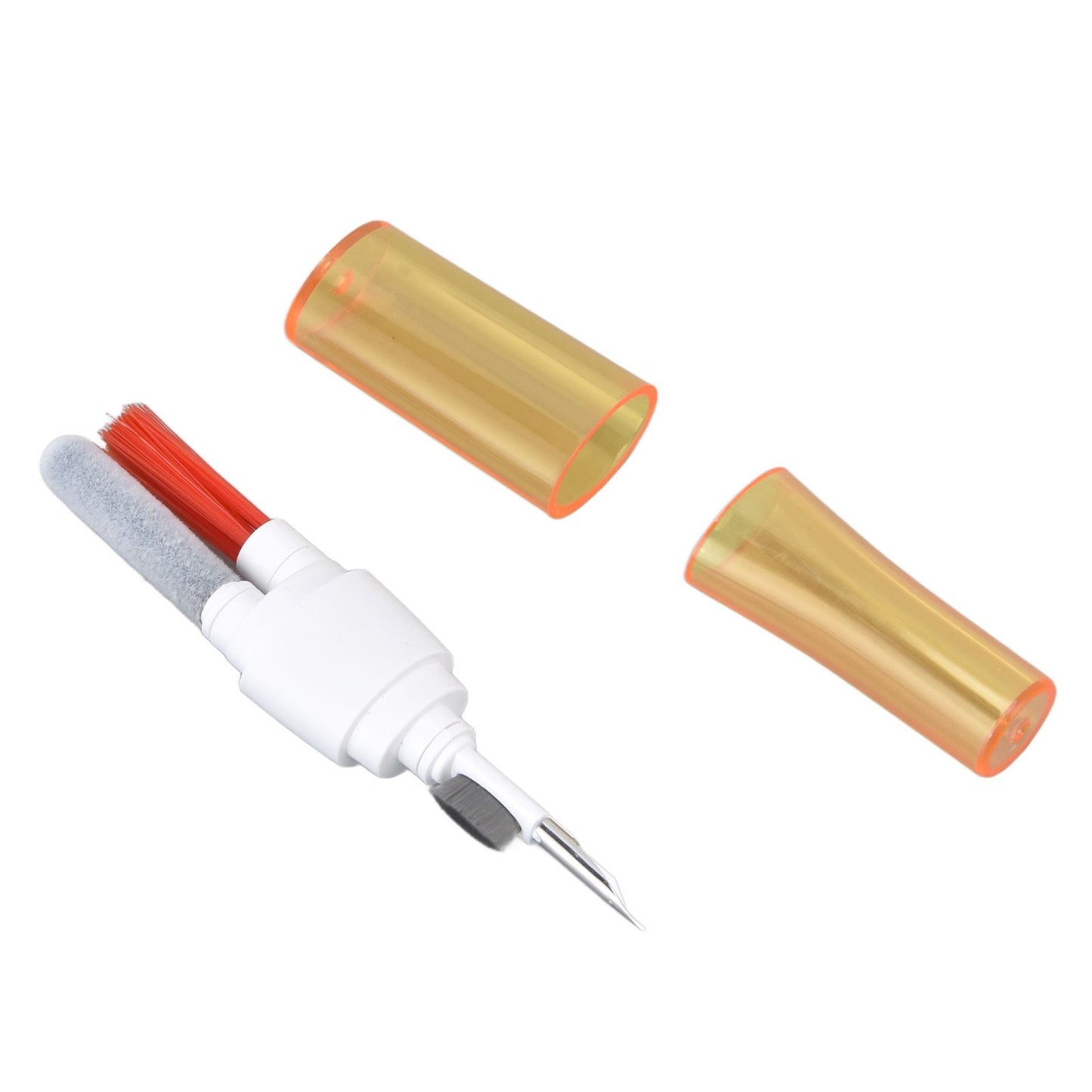 Bluetooth Earbuds Cleaning Kit Multi Function Portable Earphone Brush Dust Removal Pen for IOS White V1294-YM0523-3117220050511