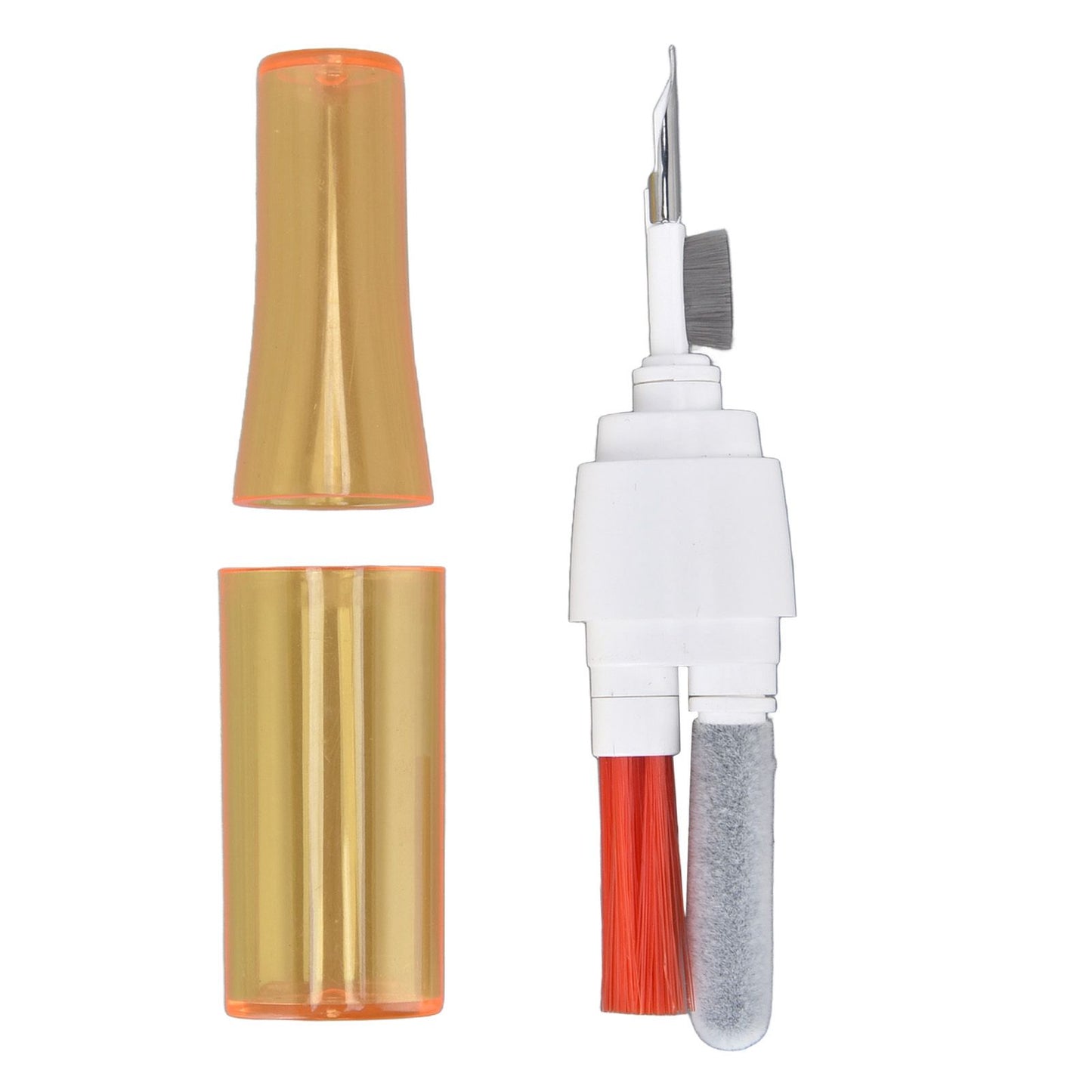 Bluetooth Earbuds Cleaning Kit Multi Function Portable Earphone Brush Dust Removal Pen for IOS White V1294-YM0523-3117220050511