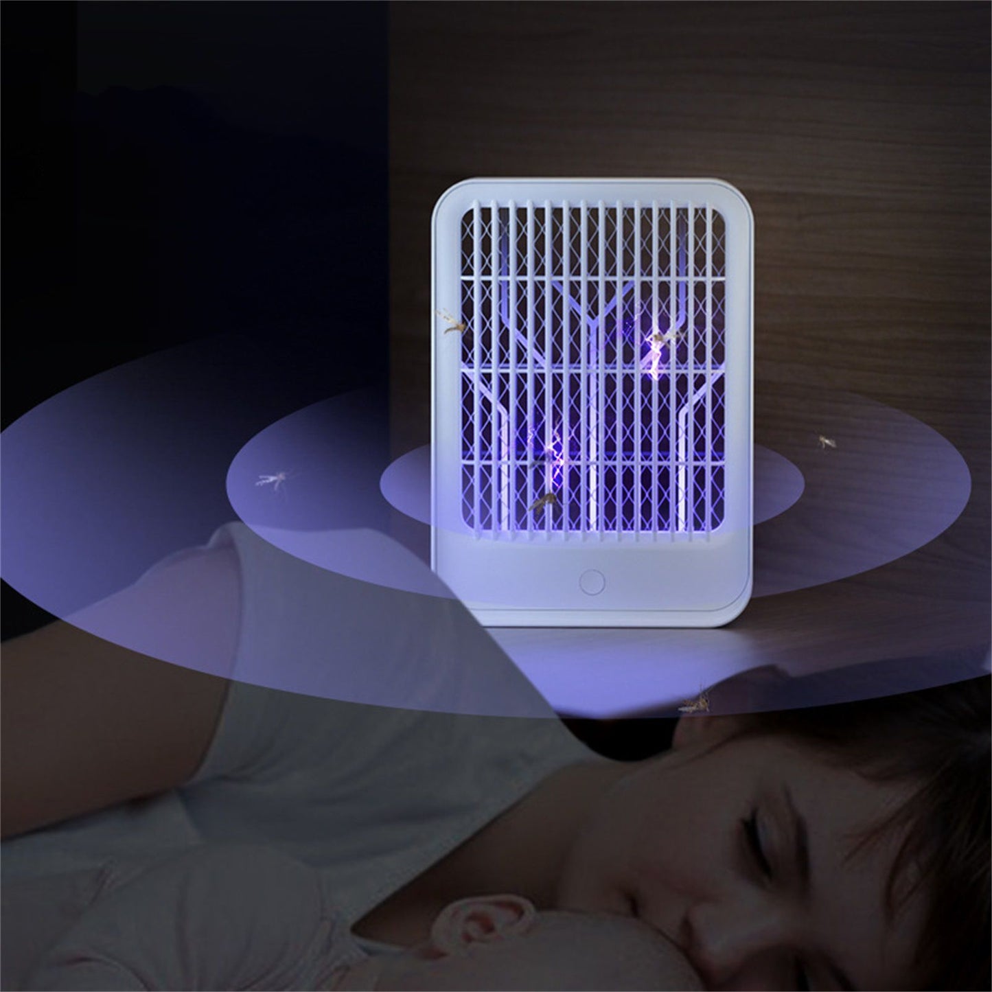 Electric Bug Trap Lamp Mosquito Killer Pest Repeller 360-400nm LED USB Charging for Outdoor Indoor Bedroom V1294-YM0523-3117220050911