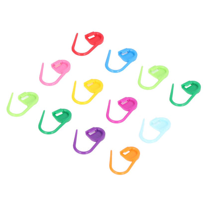 100pcs Stitch Markers Box Packaging Colorful Plastic Material Crochet Locking Markers for Marking Counting V1294-YM0523-3117220052011