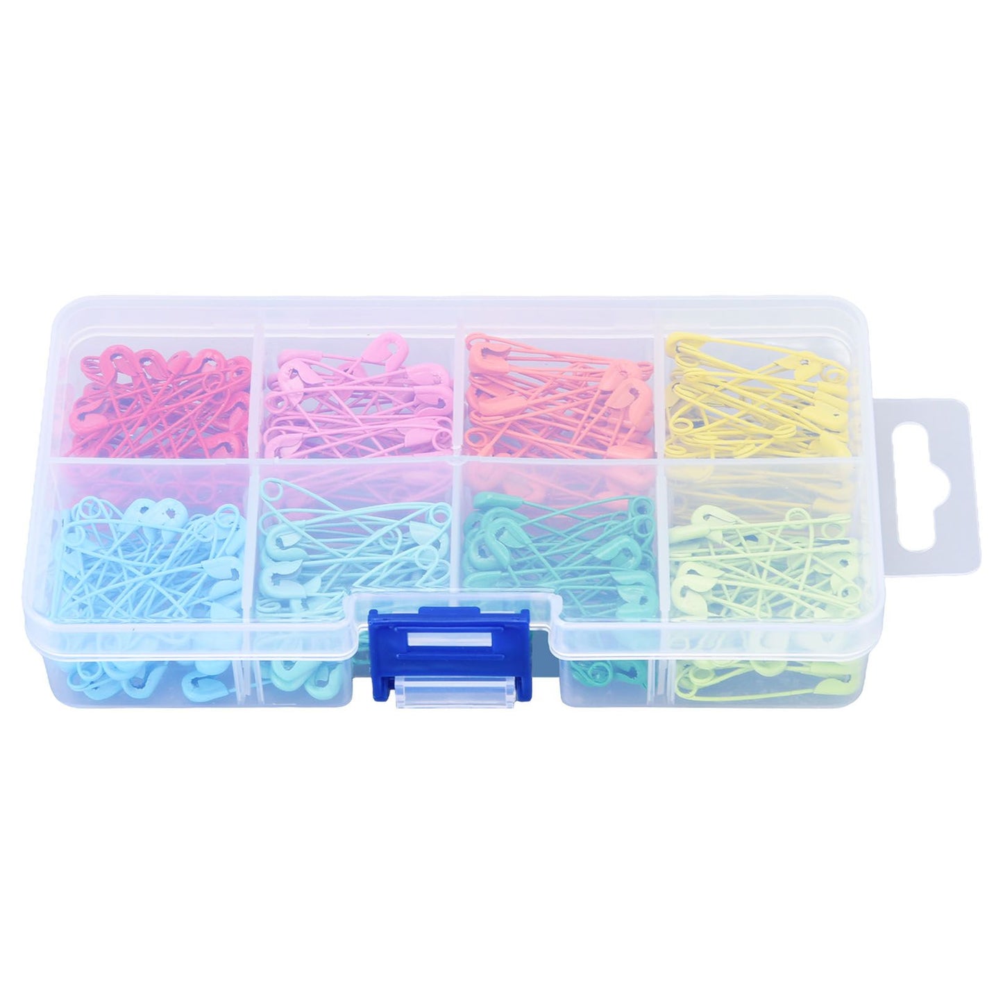 240Pcs Colorful Safety Pins 32mm Stainless Steel Safety Pins Mini DIY Sewing Quilting Tools V1294-YM0523-3117220052511