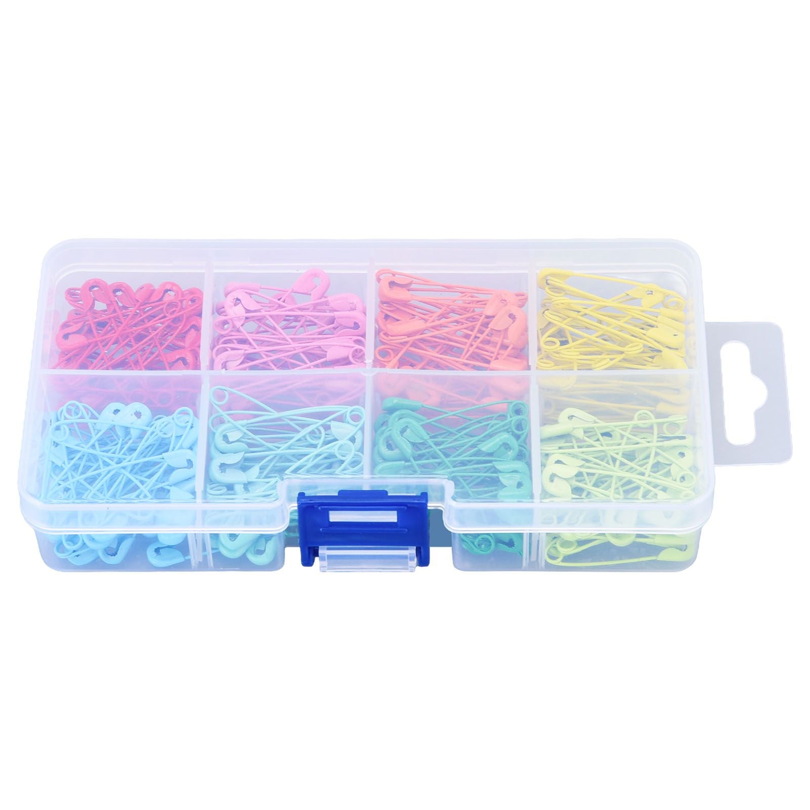 240Pcs Colorful Safety Pins 32mm Stainless Steel Safety Pins Mini DIY Sewing Quilting Tools V1294-YM0523-3117220052511