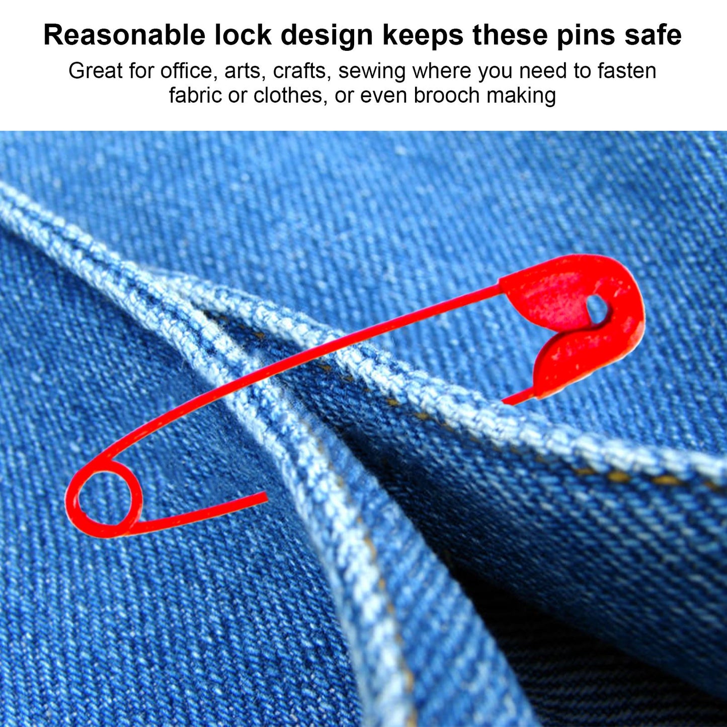 240Pcs Colorful Safety Pins 32mm Stainless Steel Safety Pins Mini DIY Sewing Quilting Tools V1294-YM0523-3117220052511