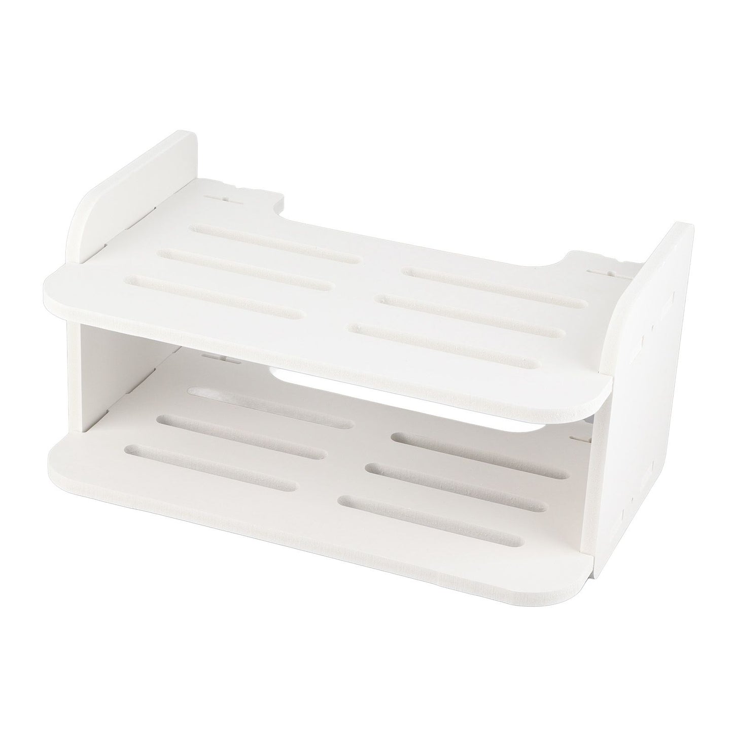 Set Top Box Shelf Free Punch Storage Rack Decorative Partition with Anti Collision Round Corner Rack V1294-YM0523-3117220056811
