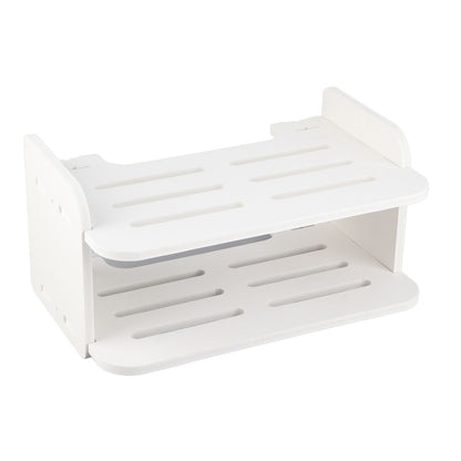Set Top Box Shelf Free Punch Storage Rack Decorative Partition with Anti Collision Round Corner Rack V1294-YM0523-3117220056811
