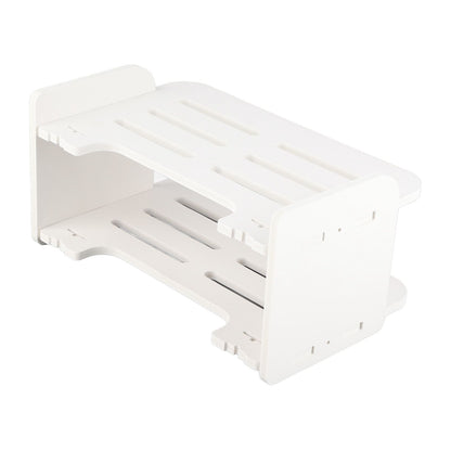 Set Top Box Shelf Free Punch Storage Rack Decorative Partition with Anti Collision Round Corner Rack V1294-YM0523-3117220056811