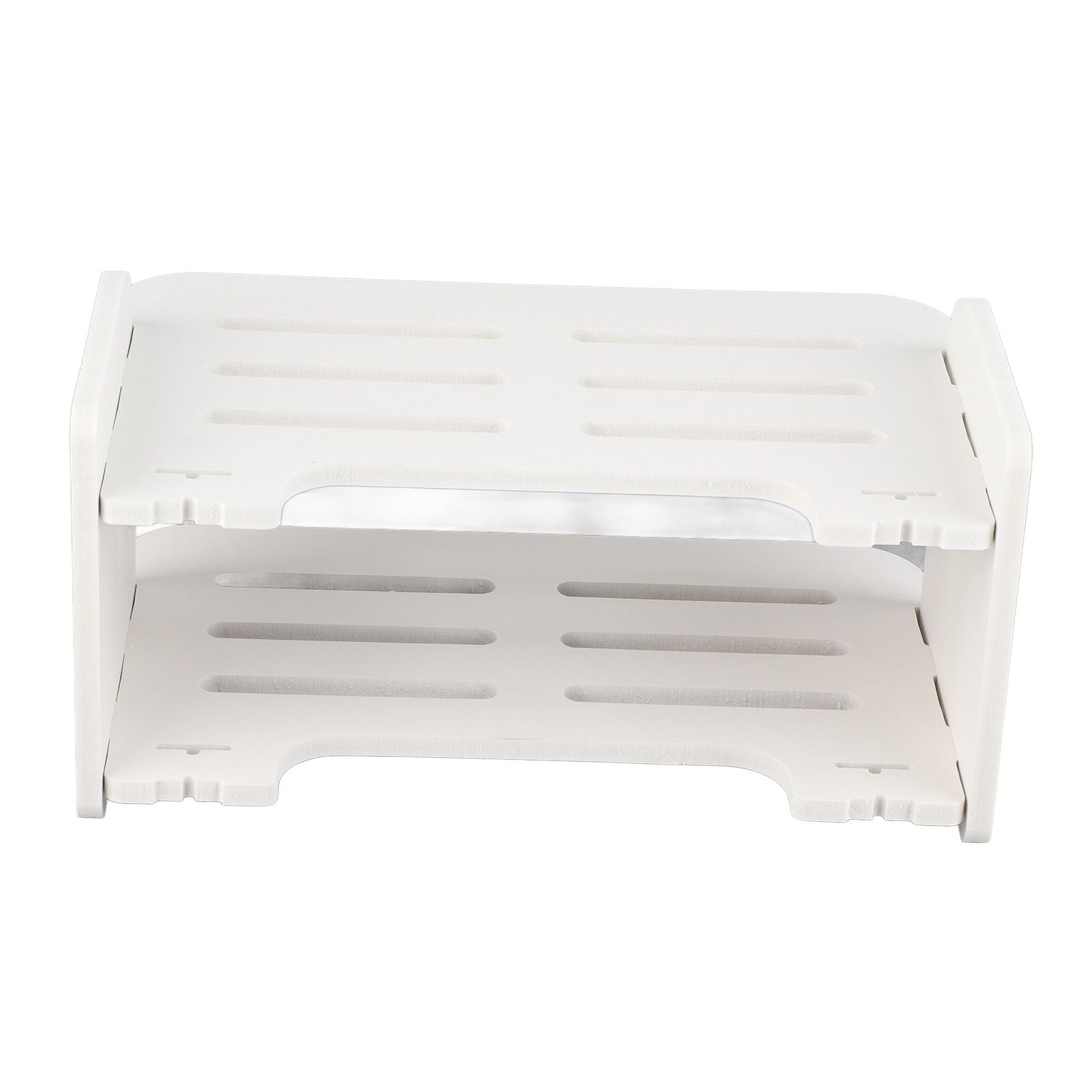 Set Top Box Shelf Free Punch Storage Rack Decorative Partition with Anti Collision Round Corner Rack V1294-YM0523-3117220056811