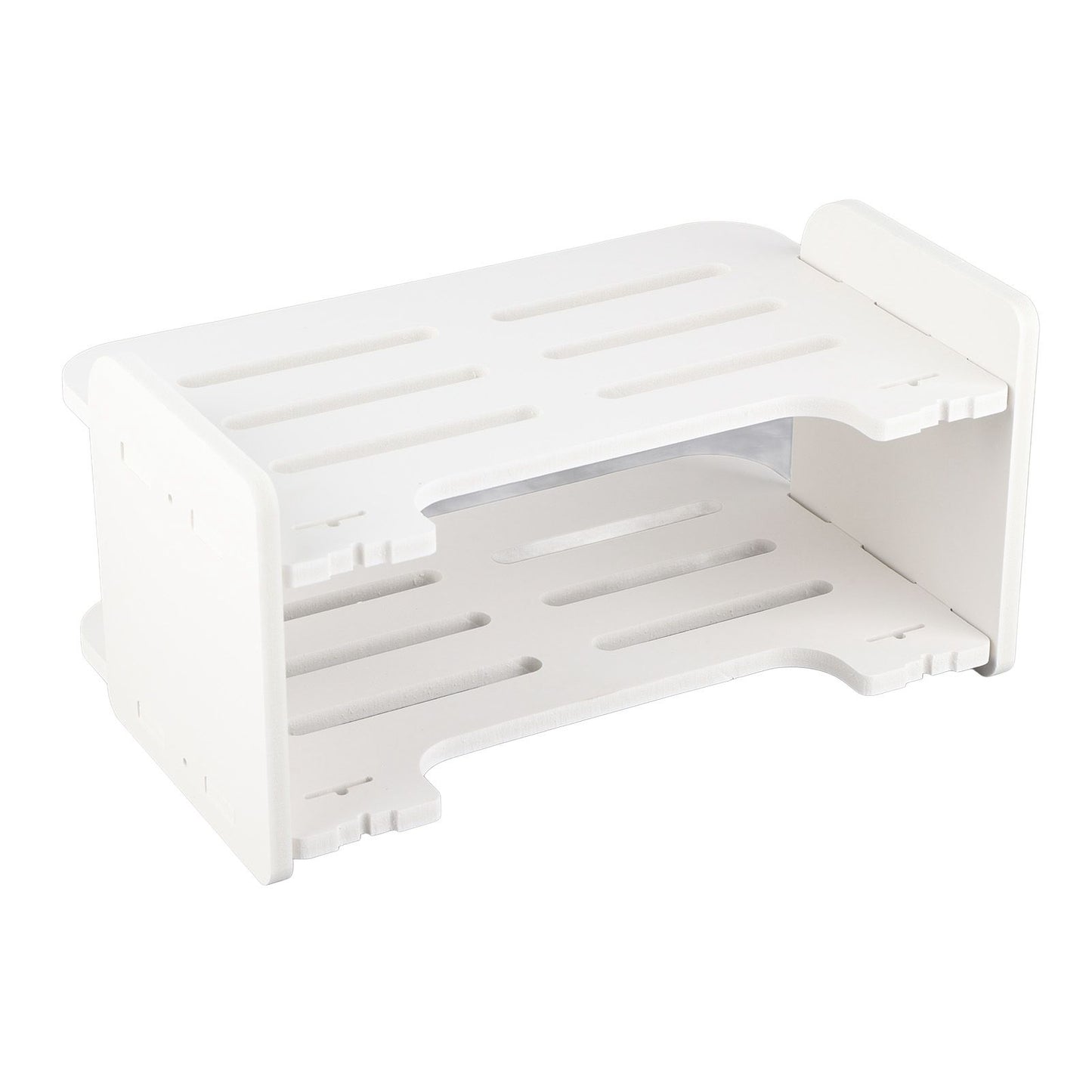 Set Top Box Shelf Free Punch Storage Rack Decorative Partition with Anti Collision Round Corner Rack V1294-YM0523-3117220056811