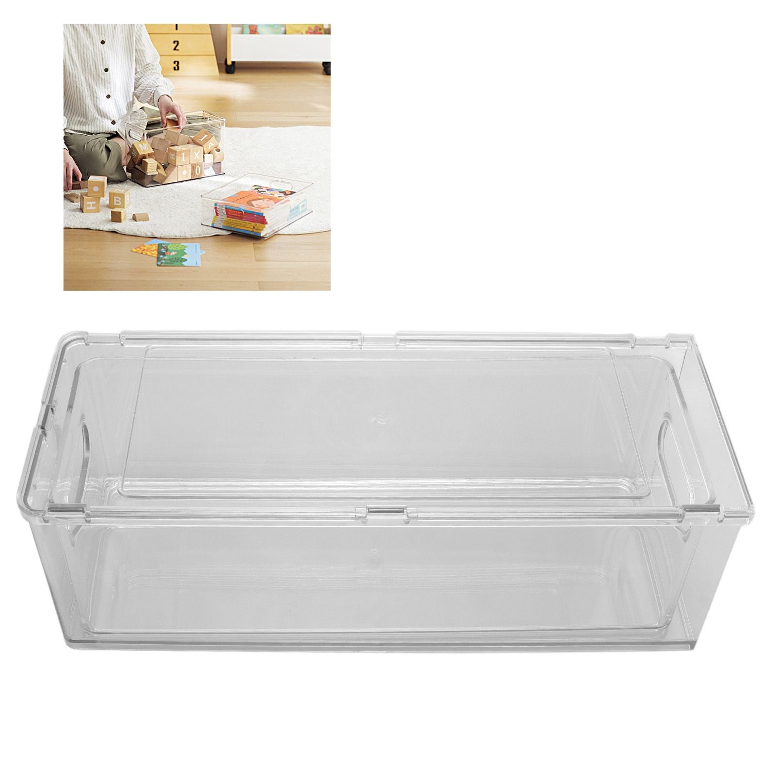 Drawer Storage Box Multifunctional Stackable Storage Container for Toothpaste Hairspray Soap Makeup Wipes V1294-YM0523-3117220056912