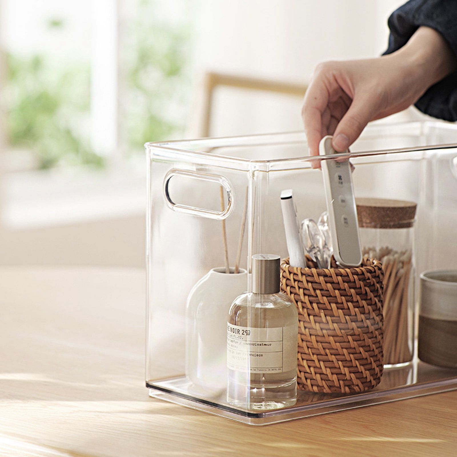 Drawer Storage Box Multifunctional Stackable Storage Container for Toothpaste Hairspray Soap Makeup Wipes V1294-YM0523-3117220056912