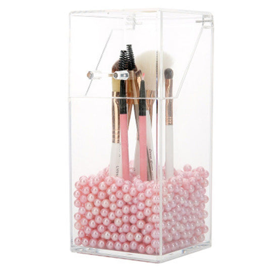Makeup Brush Holders Multipurpose Acrylic Makeup Storage Box for Bathroom Vanity Countertop Quadrate V1294-YM0523-3117220057812