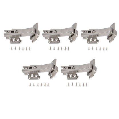 5Pcs Hydraulic Buffer Hinge Reduce Noise Closing Speed Anti Rust Cabinet Door Butt Hinge for Home Wardrobes V1294-YM0523-3117220058711