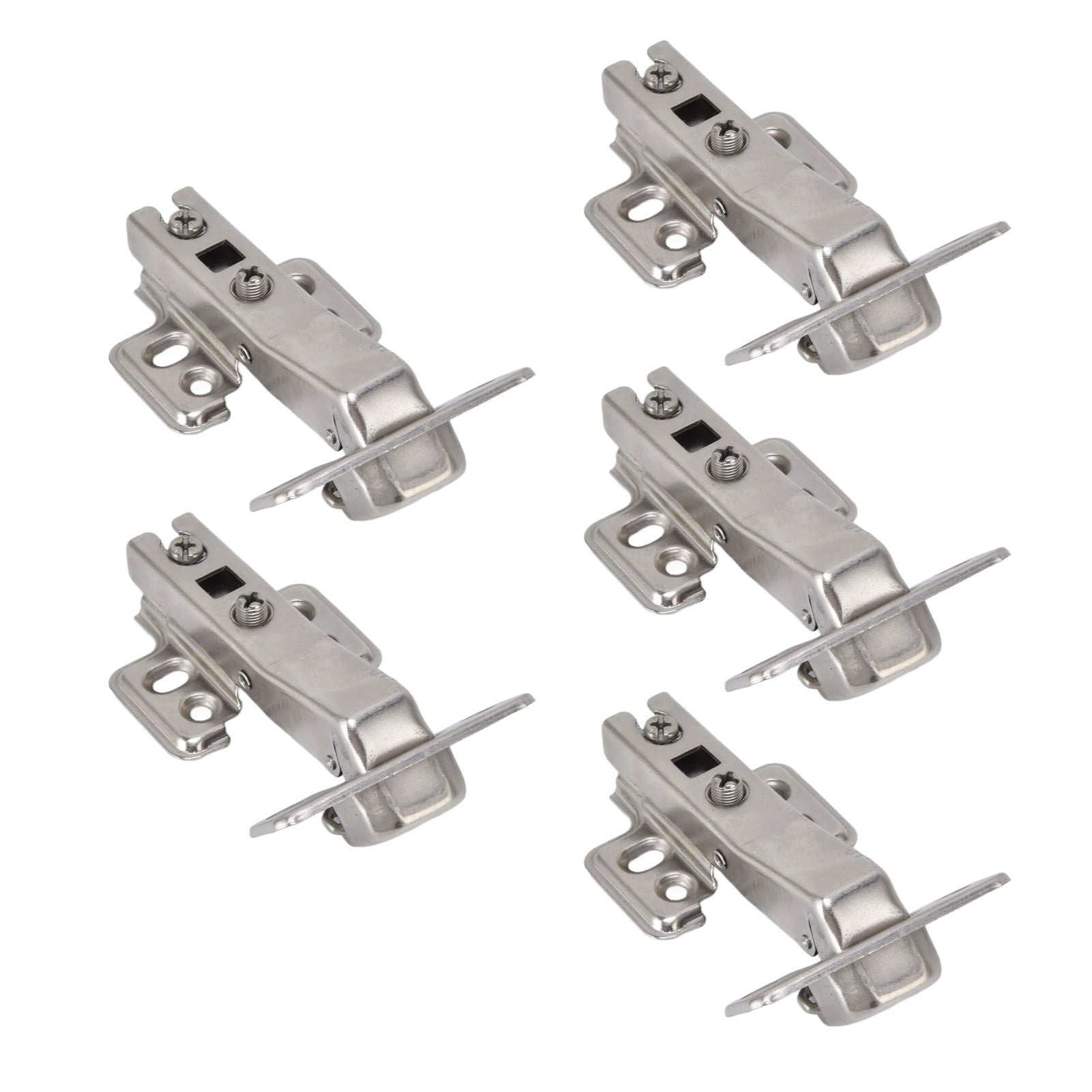 5Pcs Hydraulic Buffer Hinge Reduce Noise Closing Speed Anti Rust Cabinet Door Butt Hinge for Home Wardrobes V1294-YM0523-3117220058711