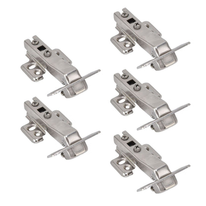 5Pcs Hydraulic Buffer Hinge Reduce Noise Closing Speed Anti Rust Cabinet Door Butt Hinge for Home Wardrobes V1294-YM0523-3117220058711