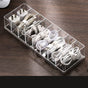 Desktop Data Cable Storage Box See Through Charge Cable Organizer Box Electronic Accessories Case 8 Grid Basic V1294-YM0523-3117220059211