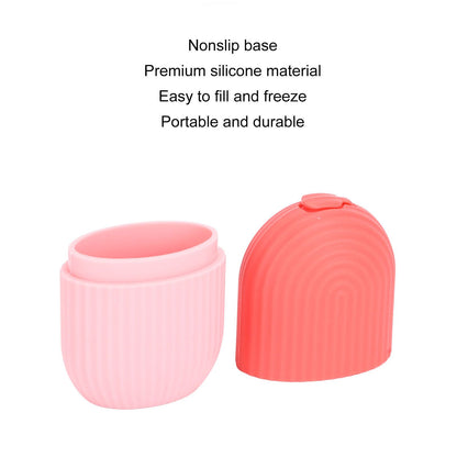 Face Icer Pain Relief Nonslip Grip Durable Silicone Easy Operation Ice Face Mold for Face Massage Skin Care V1294-YM0523-3117220059411