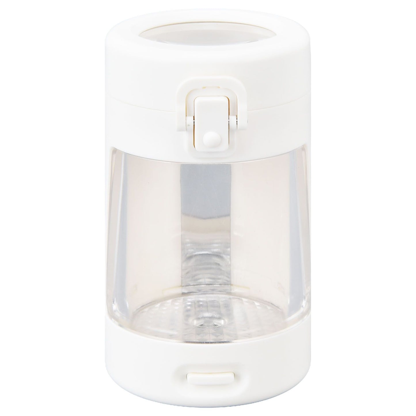 Light Up LED Seal Storage Jar Transparent Grinder 8X Magnifying Viewing Moistureproof for Herb V1294-YM0523-3117220059811