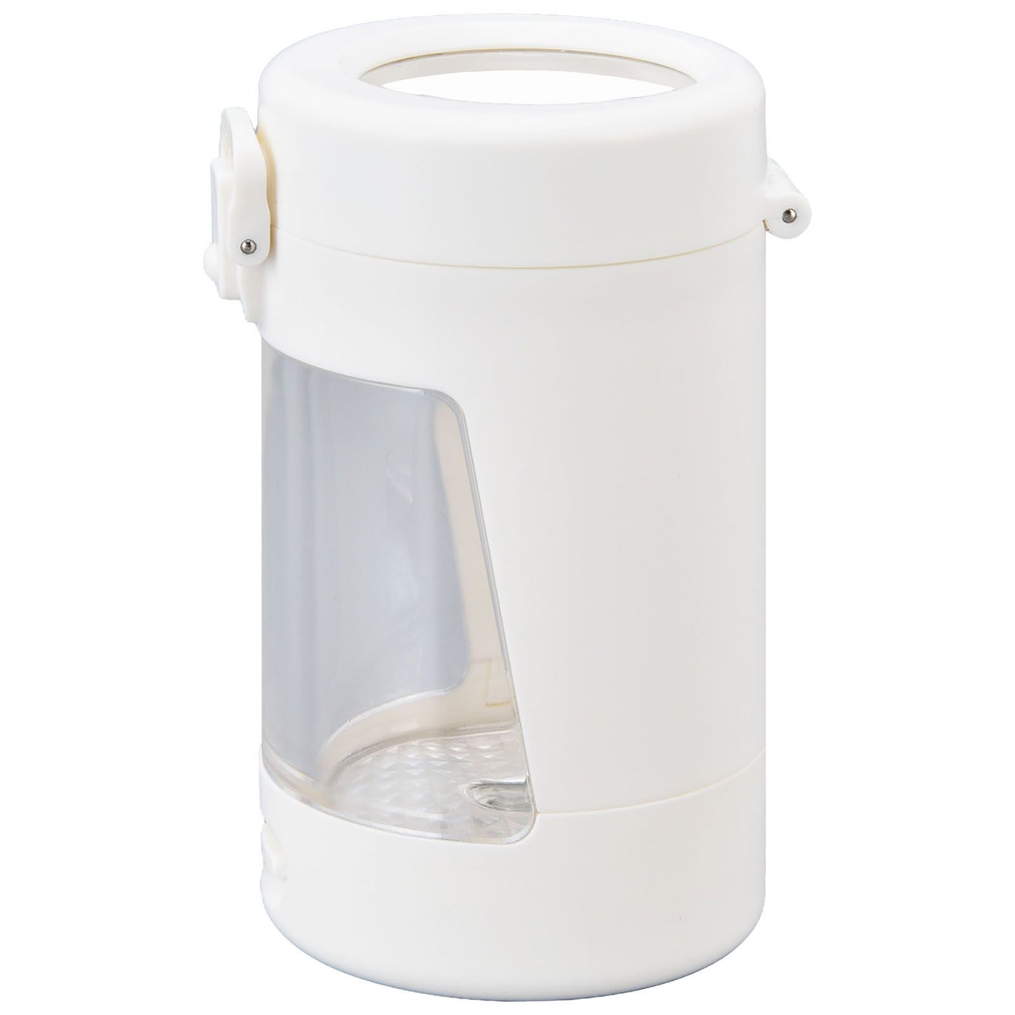 Light Up LED Seal Storage Jar Transparent Grinder 8X Magnifying Viewing Moistureproof for Herb V1294-YM0523-3117220059811