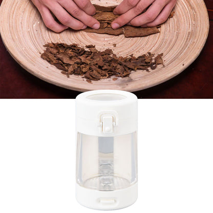 Light Up LED Seal Storage Jar Transparent Grinder 8X Magnifying Viewing Moistureproof for Herb V1294-YM0523-3117220059811