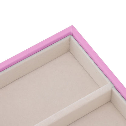 5 Grid Glasses Case Multifunction Space Saving 5 Slot Sunglasses Holder Storage Box Pink V1294-YM0523-3117220060812