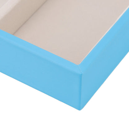 5 Grid Glasses Case Multifunction Space Saving 5 Slot Sunglasses Holder Storage Box Light Blue V1294-YM0523-3117220060813